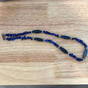 Lapis necklace blue